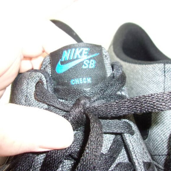 S-134 MENS NIKE CHECK SOLARSOFT CANVAS SB SNEAKERS - Picture 4 of 13